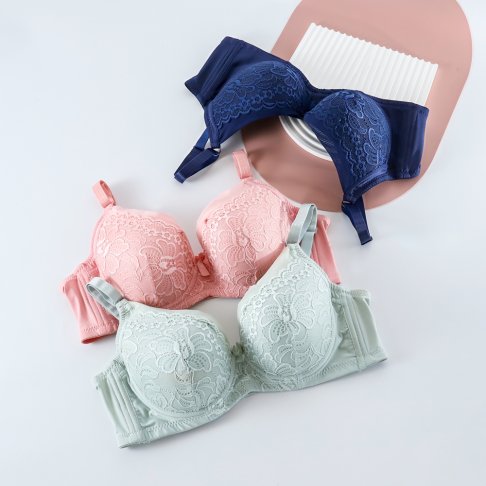 大尺碼內衣 D罩杯 集中內衣｜36–44 高包覆 蕾絲內衣 副乳修飾 不跑杯 舒適內衣【唐朵拉】(8057) 5
