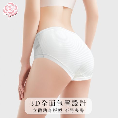 輕柔線條布料 L-XL/超薄冰絲裸感內褲 無痕蕾絲腰頭 透氣乾爽/莫代爾褲底 /女內褲【 唐朵拉 】(335) 2